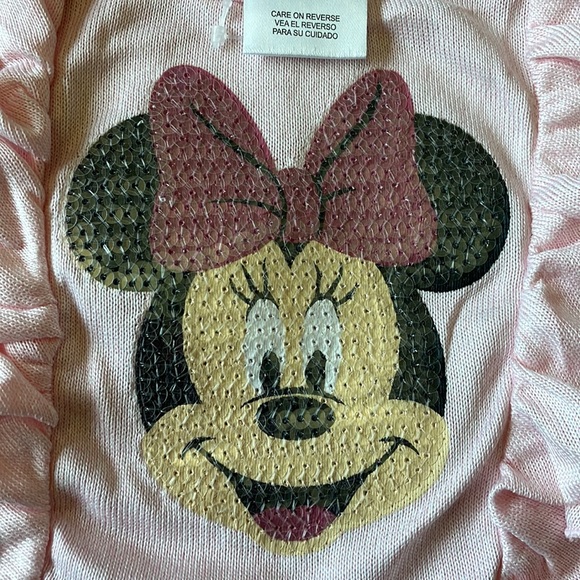 Disney Junior Minnie2 pc set sweater &pants,12 M,pink & cream - Picture 6 of 6